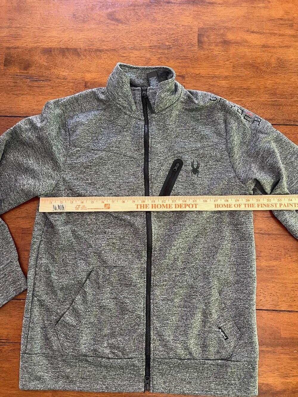 Mens Spyder Active Long Sleeve Full Zip Up Sweatshirt Size L